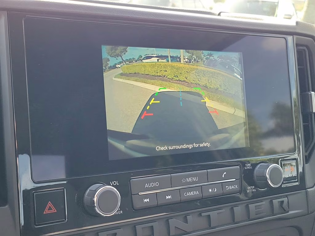 2025 Glacier White Nissan Frontier S 4X4 Truck