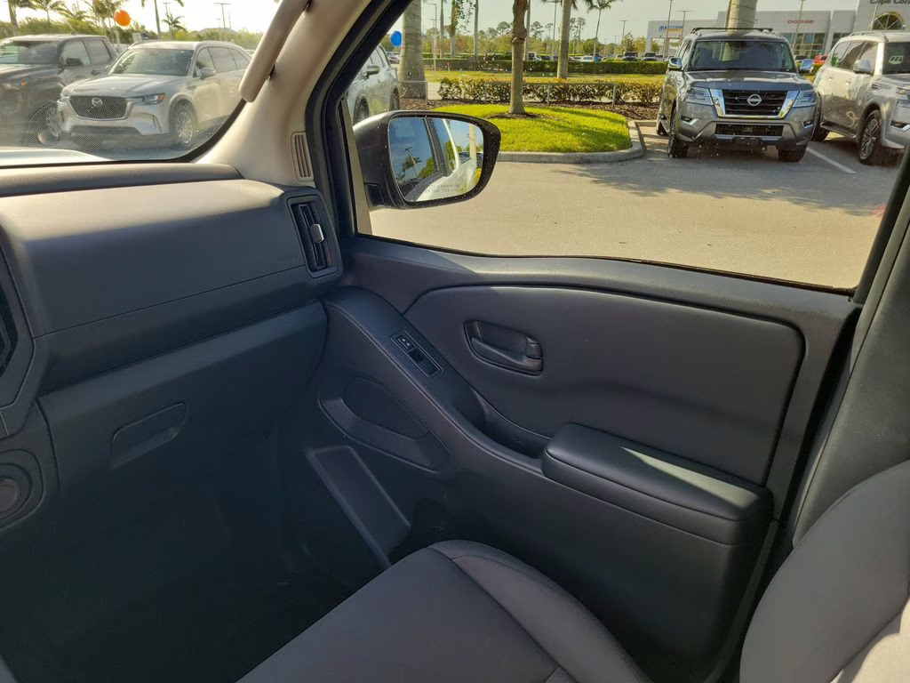 2025 Glacier White Nissan Frontier S 4X4 Truck