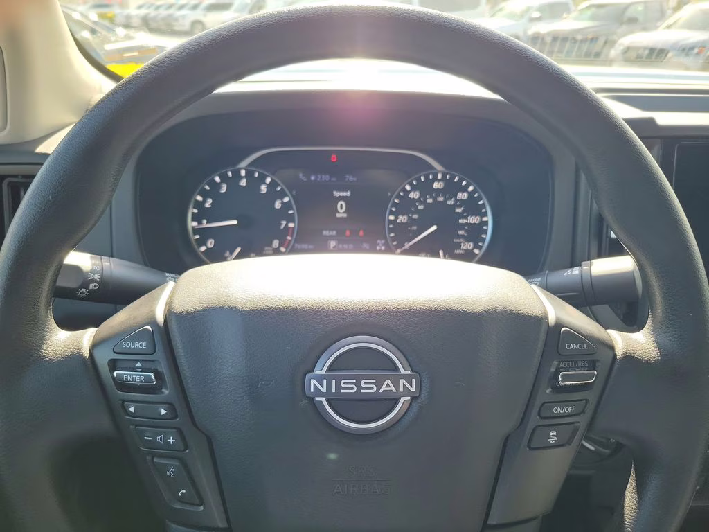 2025 Glacier White Nissan Frontier S 4X4 Truck