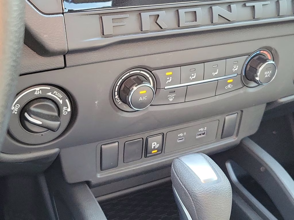 2025 Glacier White Nissan Frontier S 4X4 Truck