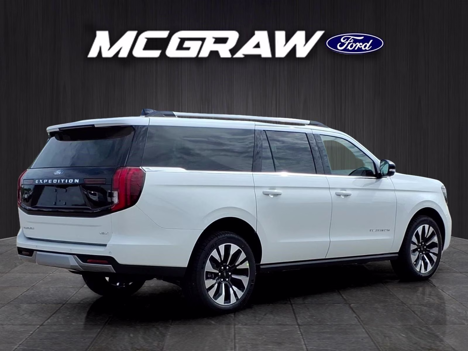 2026 White Ford Expedition Max Platinum 4X4 SUV
