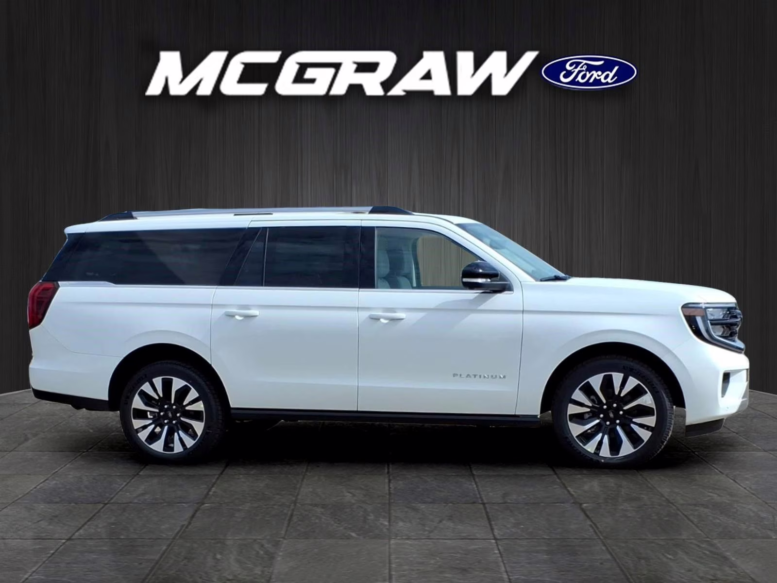 2026 White Ford Expedition Max Platinum 4X4 SUV