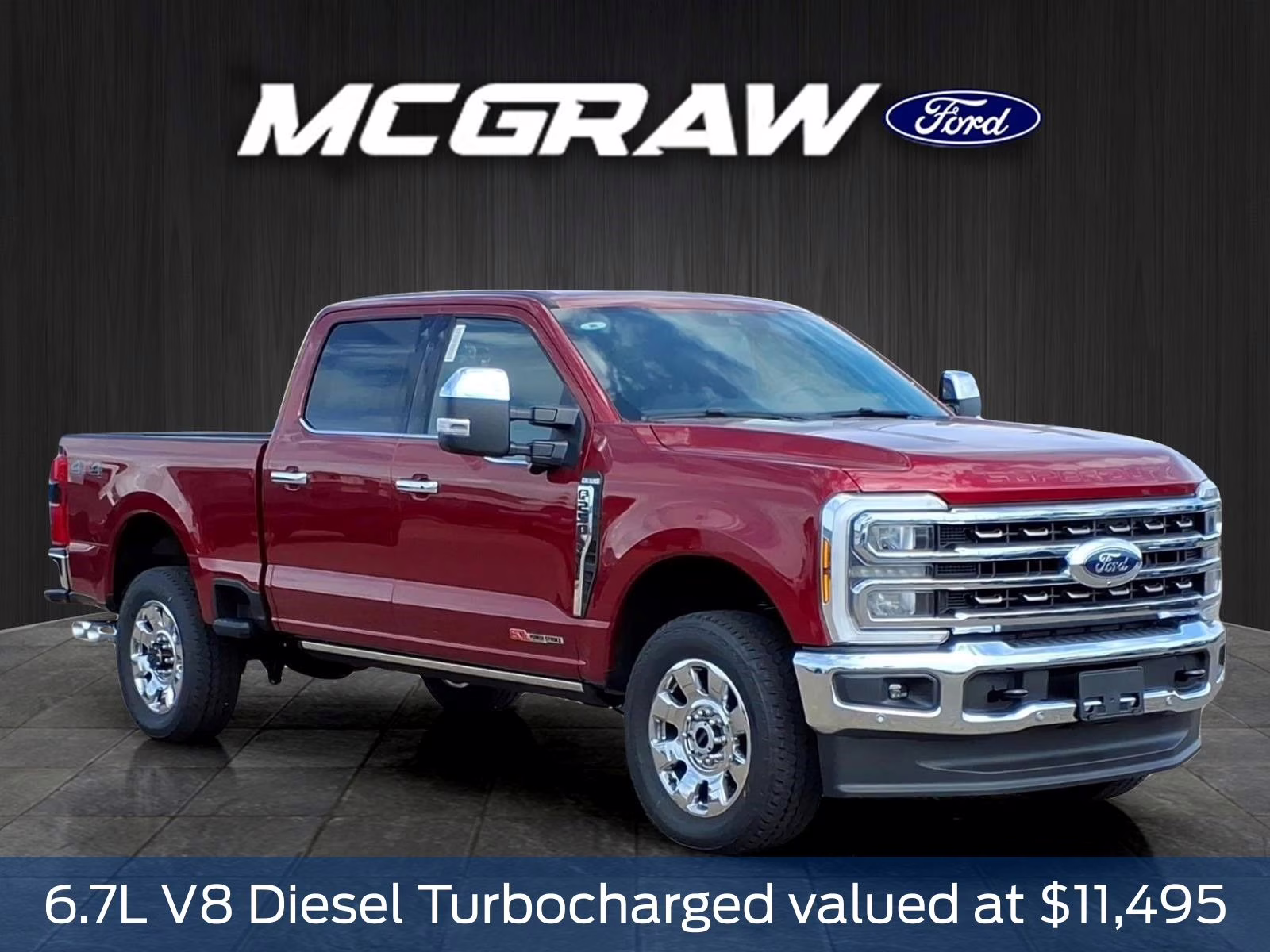 2026 Ruby Red Ford Super Duty F-250 SRW King Ranch 4X4 Truck