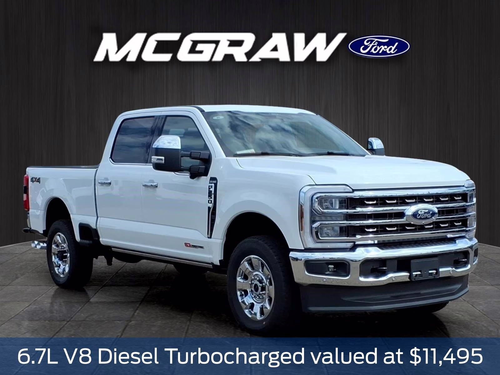 2026 White Ford Super Duty F-250 SRW King Ranch 4X4 Truck