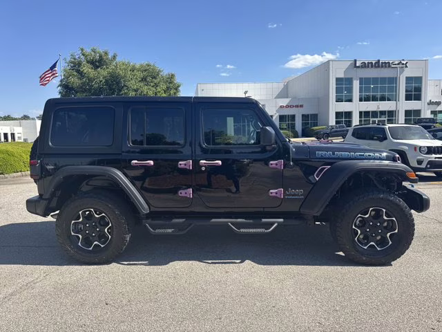 2023 Black Clearcoat Jeep Wrangler 4xe Rubicon 4X4 Convertible