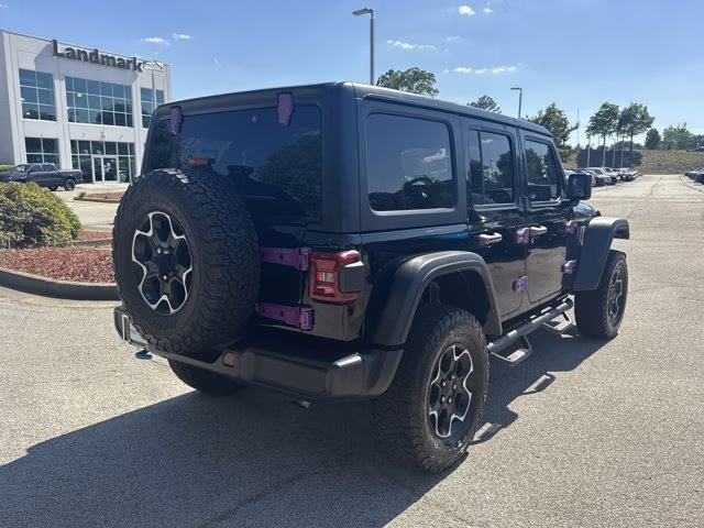 2023 Black Clearcoat Jeep Wrangler 4xe Rubicon 4X4 Convertible