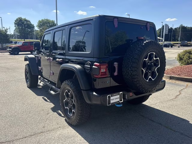 2023 Black Clearcoat Jeep Wrangler 4xe Rubicon 4X4 Convertible