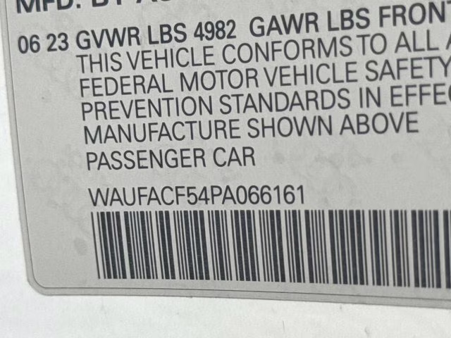 2023 Glacier White Audi A5 Sportback S line Premium Plus AWD Hatchback