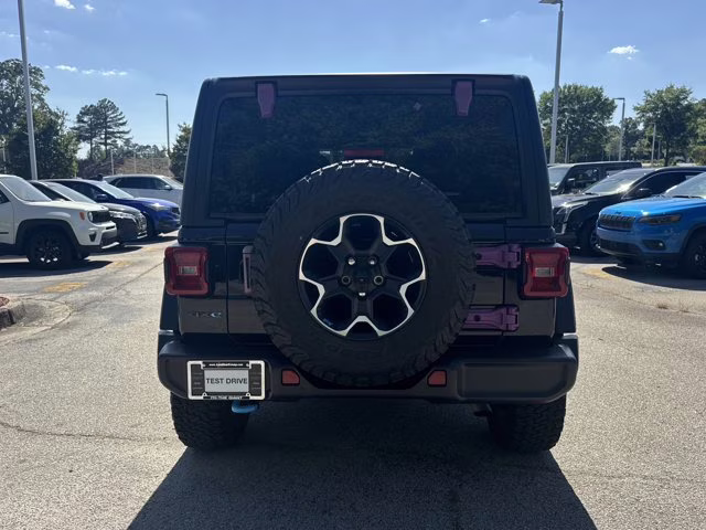 2023 Black Clearcoat Jeep Wrangler 4xe Rubicon 4X4 Convertible