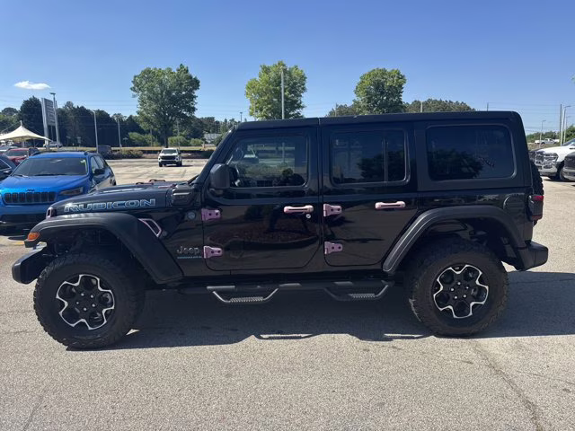 2023 Black Clearcoat Jeep Wrangler 4xe Rubicon 4X4 Convertible