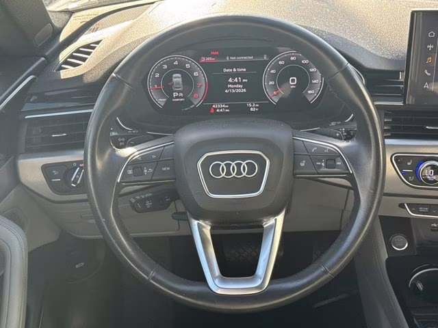 2023 Glacier White Audi A5 Sportback S line Premium Plus AWD Hatchback