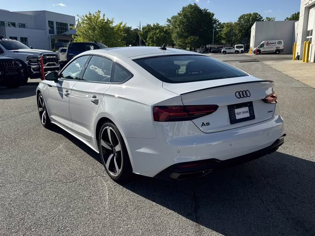 2023 Glacier White Audi A5 Sportback S line Premium Plus AWD Hatchback