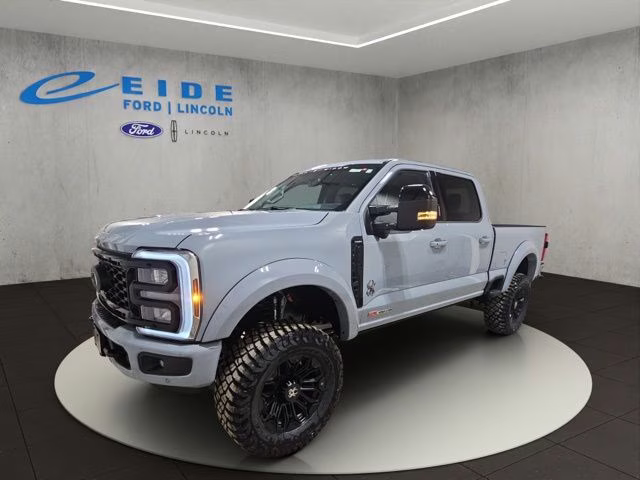 2026 Glacier Gray Metallic Tri-Coat Ford Super Duty F-250 SRW Lariat BLACK WIDOW 4X4 Truck