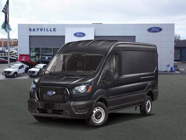 2026 Agate Black Metallic Ford Transit Cargo Van T-250 148 Med Rf 9150 GVWR RWD RWD Van
