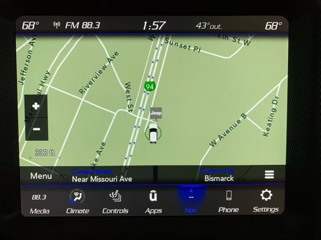 2023 Hydro Blue Pearlcoat Jeep Gladiator Overland 4X4 Truck