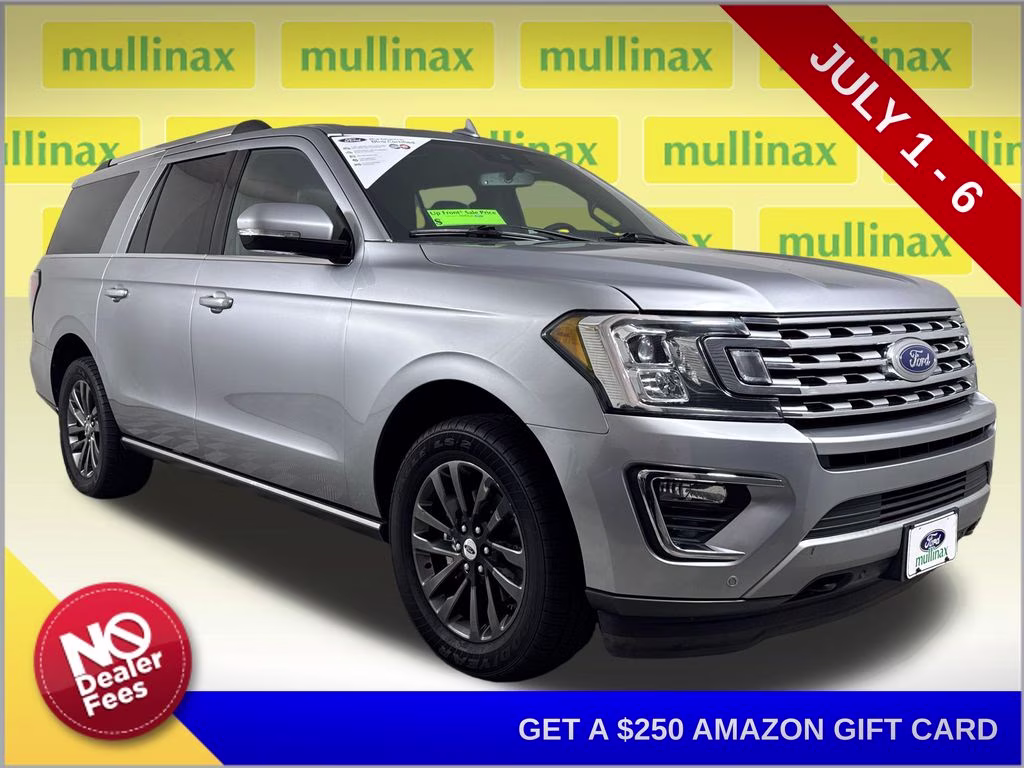 2021 Iconic Silver Metallic Ford Expedition Max Limited 4X4 SUV