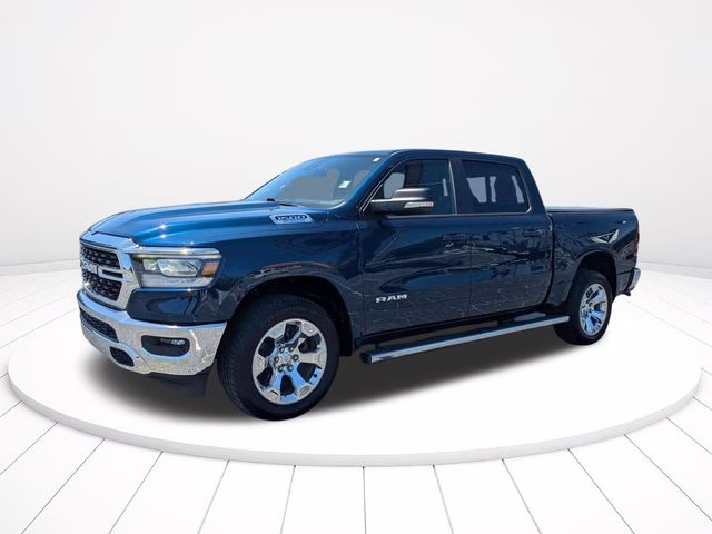 2022 Patriot Blue Pearlcoat Ram 1500 Big Horn/Lone Star 4X4 Truck