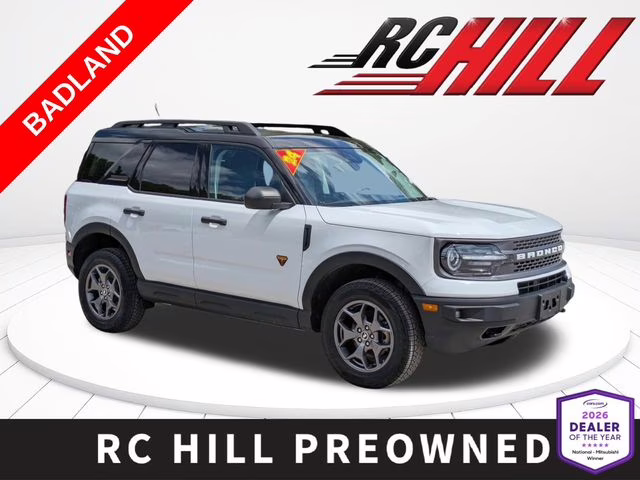 2024 Oxford White Ford Bronco Sport Badlands 4X4 SUV