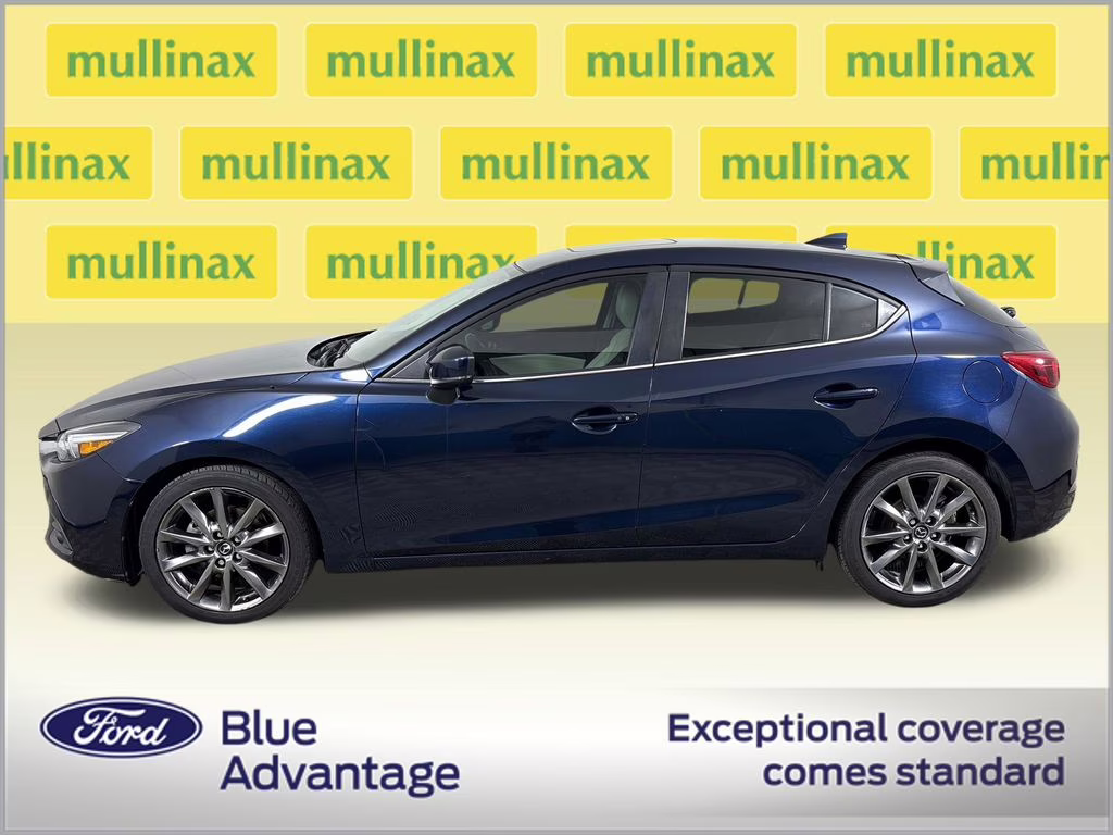 2018 Deep Crystal Blue Mica Mazda Mazda3 Grand Touring FWD Hatchback