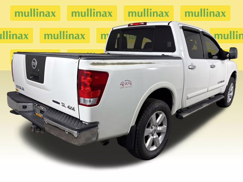 2012 Blizzard Pearl Nissan Titan SL 4X4 Truck