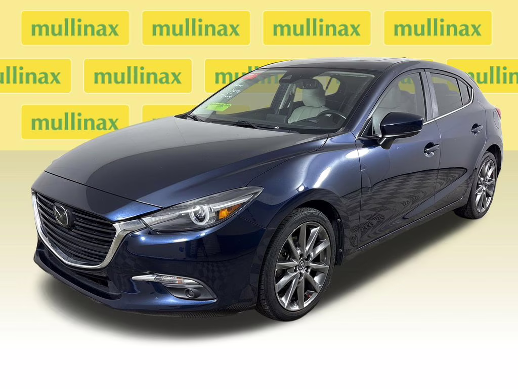 2018 Deep Crystal Blue Mica Mazda Mazda3 Grand Touring FWD Hatchback