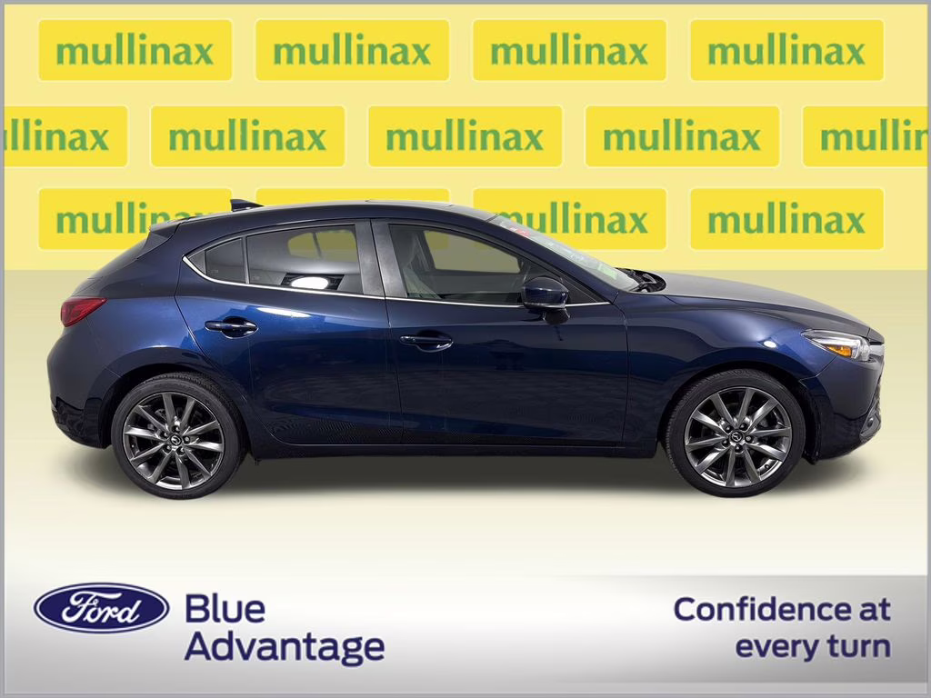 2018 Deep Crystal Blue Mica Mazda Mazda3 Grand Touring FWD Hatchback