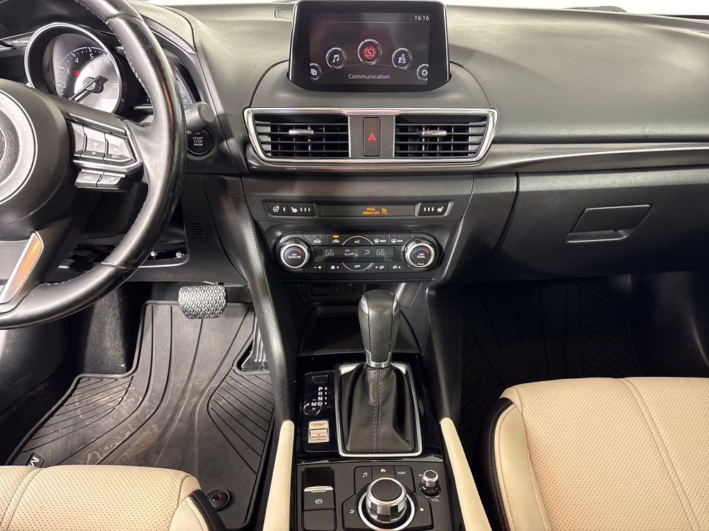 2018 Deep Crystal Blue Mica Mazda Mazda3 Grand Touring FWD Hatchback