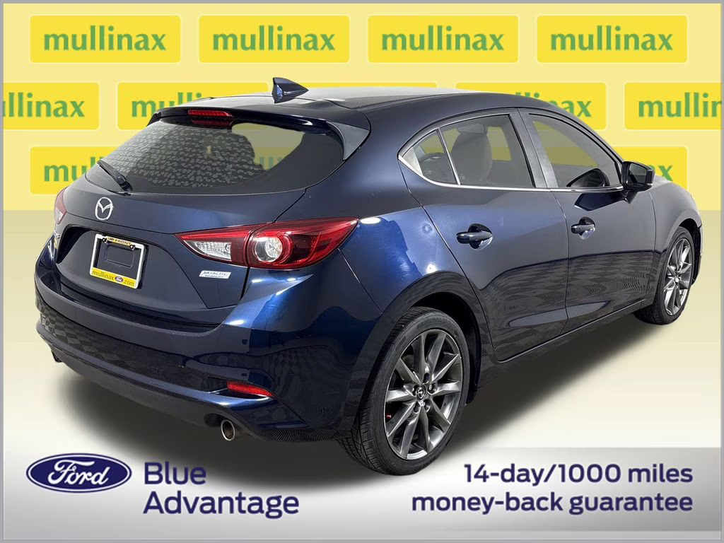 2018 Deep Crystal Blue Mica Mazda Mazda3 Grand Touring FWD Hatchback