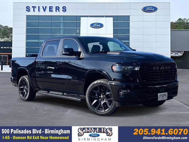 2026 Diamond Black Crystal Pearlcoat Ram 1500 Laramie 4X4 Truck