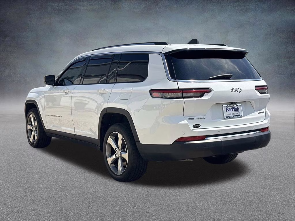 2022 Bright White Clearcoat Jeep Grand Cherokee L Limited 4X4 SUV