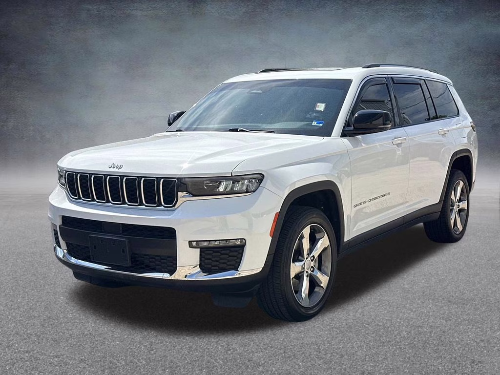 2022 Bright White Clearcoat Jeep Grand Cherokee L Limited 4X4 SUV