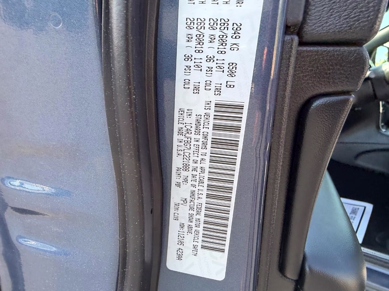 2020 Slate Blue Pearlcoat Jeep Grand Cherokee Limited 4X4 SUV