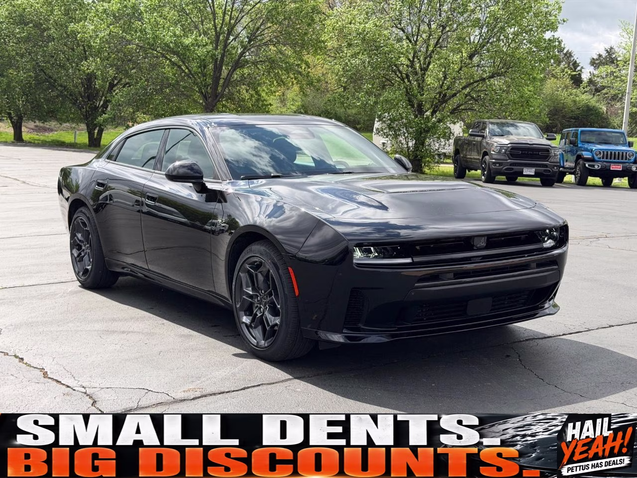 2026 Diamond Black Crystal Pearlcoat Dodge Charger R/T AWD Sedan