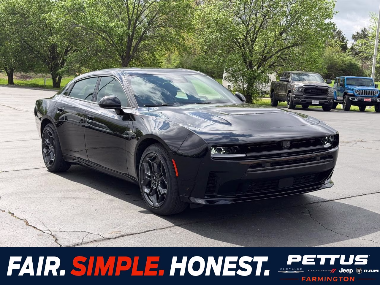 2026 Diamond Black Crystal Pearlcoat Dodge Charger R/T AWD Sedan