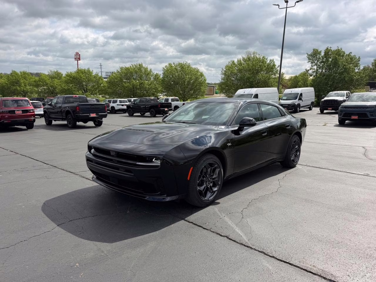 2026 Diamond Black Crystal Pearlcoat Dodge Charger R/T AWD Sedan