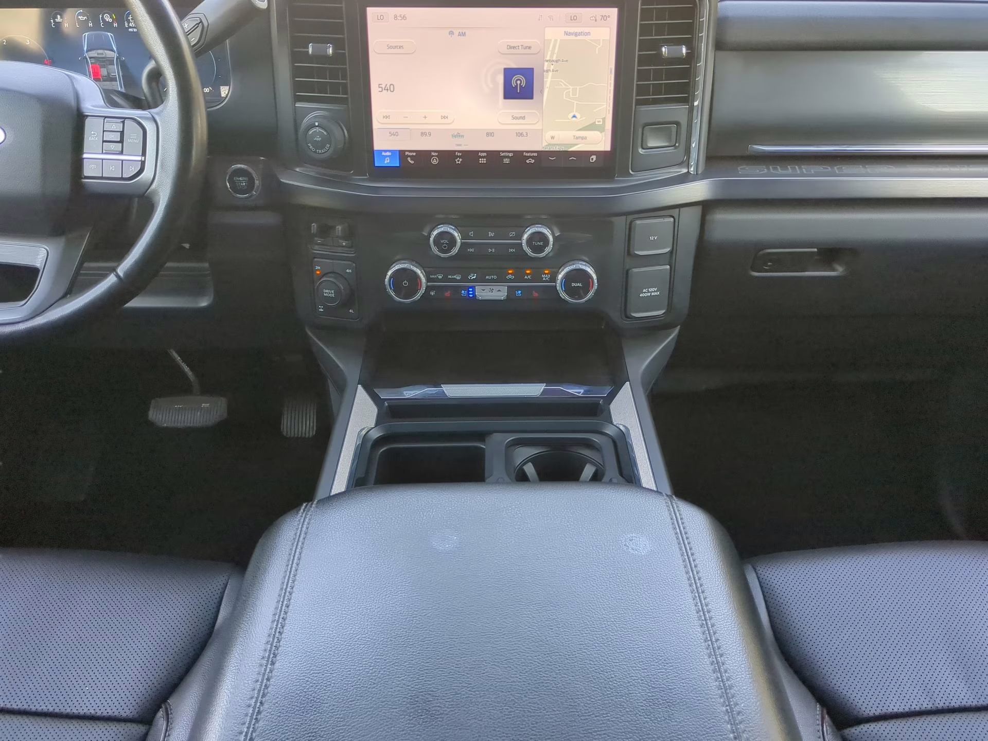 2023 Iconic Silver Metallic Ford Super Duty F-250 SRW LARIAT Crew Cab Pickup 4X4 Truck