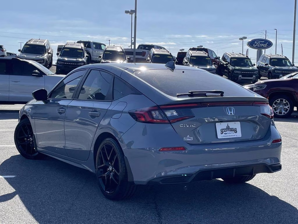 2024 Grey Honda Civic Sport FWD Hatchback