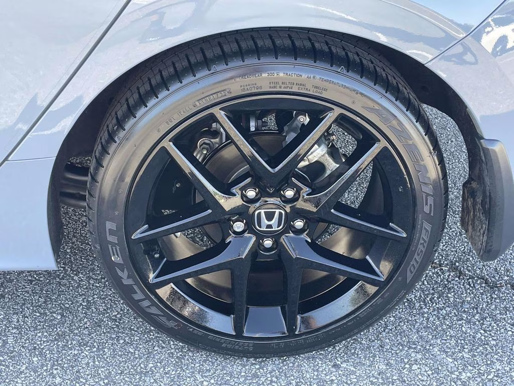 2024 Grey Honda Civic Sport FWD Hatchback