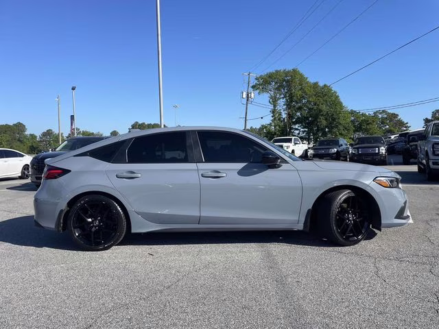 2024 Sonic Gray Pearl Honda Civic Sport FWD Hatchback