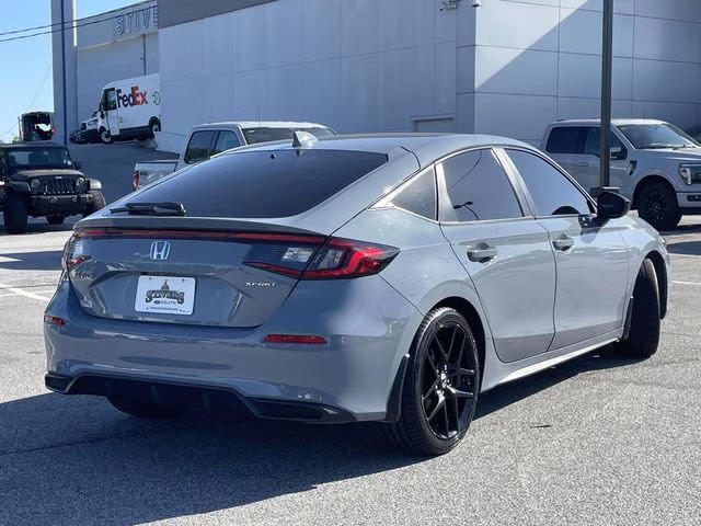 2024 Sonic Gray Pearl Honda Civic Sport FWD Hatchback