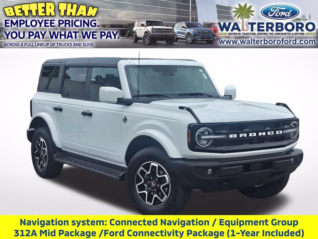 2026 Oxford White Ford Bronco Outer Banks 4X4 SUV