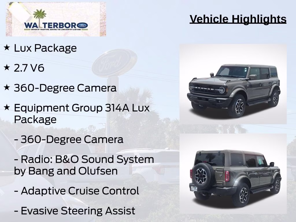 2026 Marsh Gray Ford Bronco Outer Banks 4X4 SUV