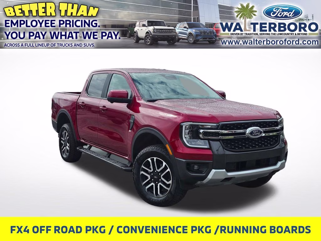 2026 Ruby Red Metallic Tinted Clearcoat Ford Ranger Lariat 4X4 Truck