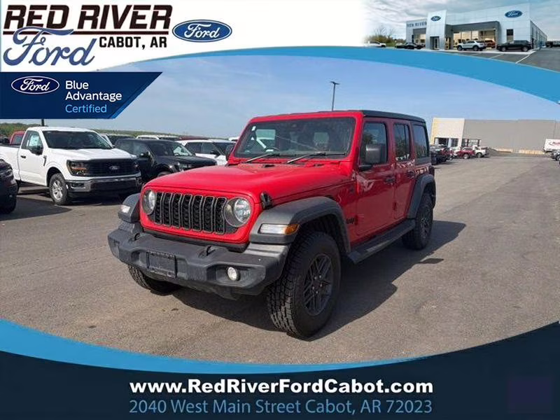 2025 Firecracker Red Clearcoat Jeep Wrangler Sport 4X4 SUV