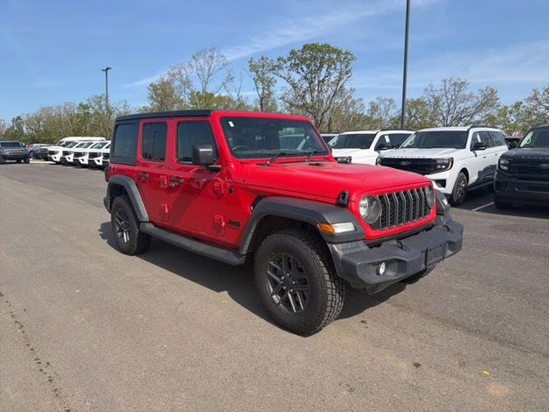2025 Firecracker Red Clearcoat Jeep Wrangler Sport 4X4 SUV