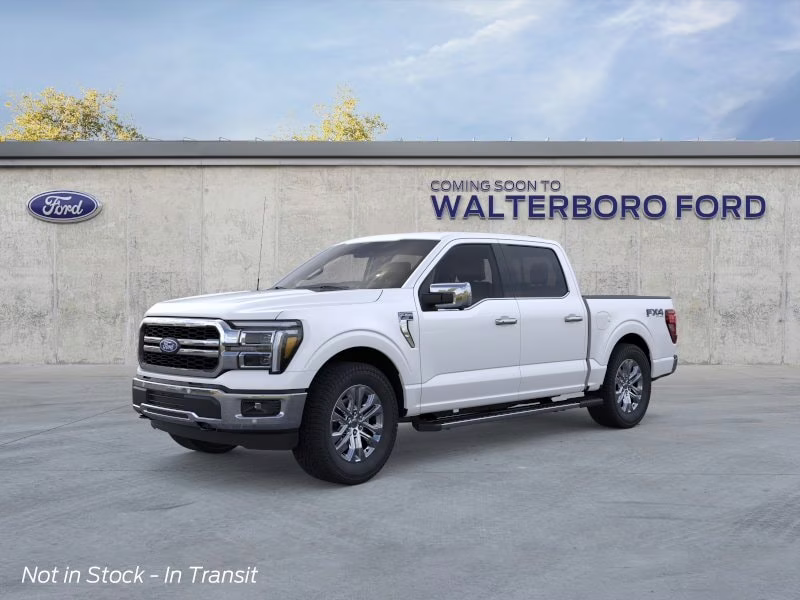 2026 Star White Metallic Tri-Coat Ford F-150 Lariat 4X4 Truck