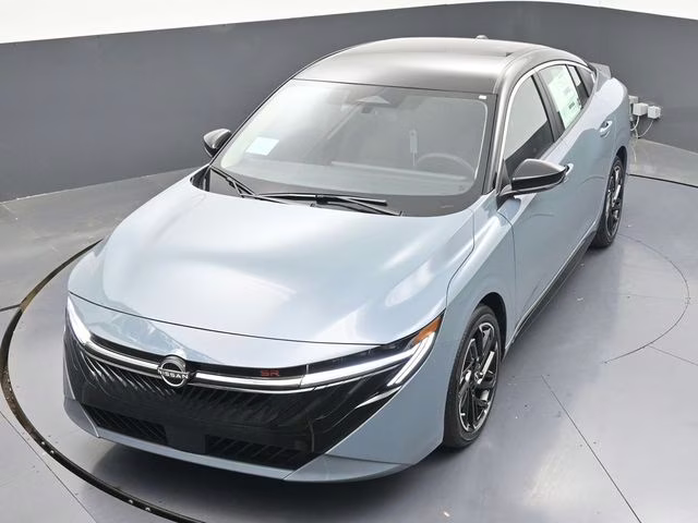 2026 Atlantic Gray/Super Black Nissan Sentra SR FWD Sedan