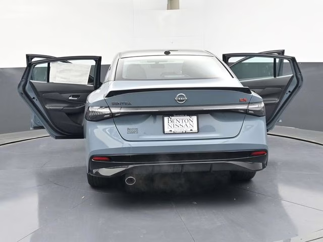 2026 Atlantic Gray/Super Black Nissan Sentra SR FWD Sedan