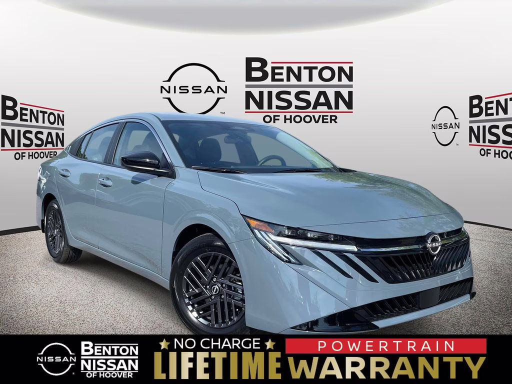 2026 Atlantic Gray Metallic Nissan Sentra SV FWD Sedan