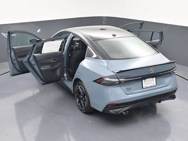 2026 Atlantic Gray/Super Black Nissan Sentra SR FWD Sedan